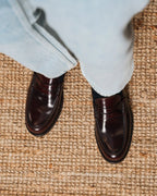 Burgundy Brown Leather Milano Penny Loafer