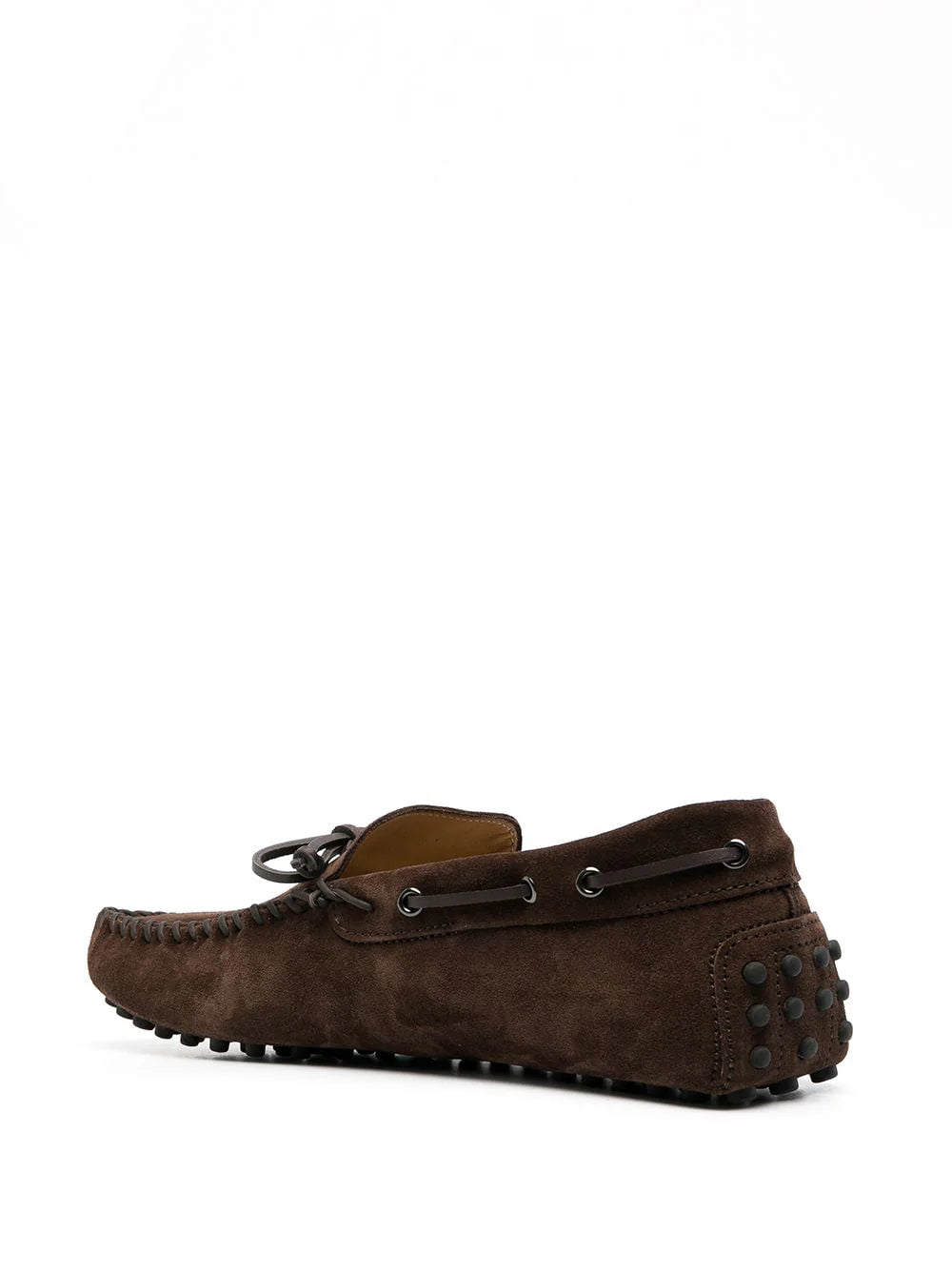 Brown Suede Leather Galileo Driving Loafer