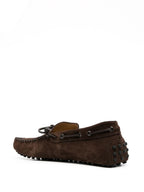 Brown Suede Leather Galileo Driving Loafer