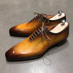 Tan Leather Antonio Oxford - Italian