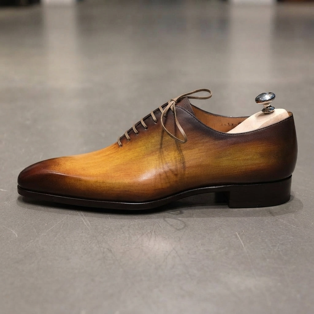 Tan Leather Antonio Oxford - Italian