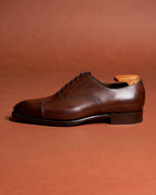 Brown Leather Leonardo Oxford - Italian