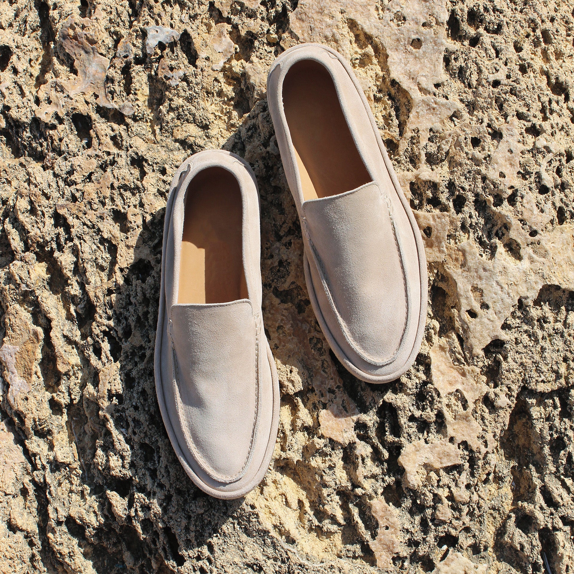 Grey Suede Leather Palermo Loafer