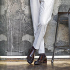 Burgundy Leather Ravenna Brogue Oxford - Italian