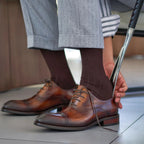 Brown Leather Sicilia Brogue Oxford - Italian