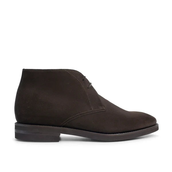 Brown Suede Leather Matteo Chukka Boot - Italian
