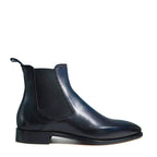 Black Leather Brescia Chelsea Boot - Italian