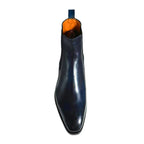 Black Leather Brescia Chelsea Boot - Italian