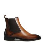 Tan Leather Treviso Chelsea Boot - Italian