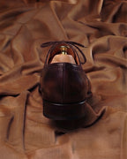 Brown Leather Marco Brogue Oxford - Italian