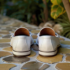 White Leather Giancarlo Loafer
