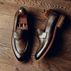 Brown Leather Bologna Penny Loafer