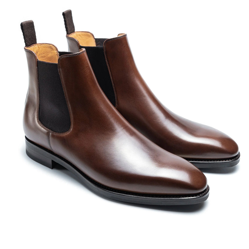 Brown Leather Trevani Chelsea Boots