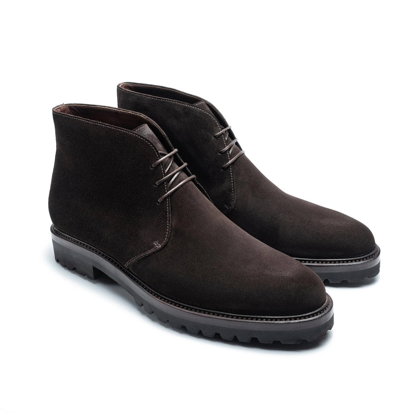 Chocolate Brown Suede Cerano Chukka Boots