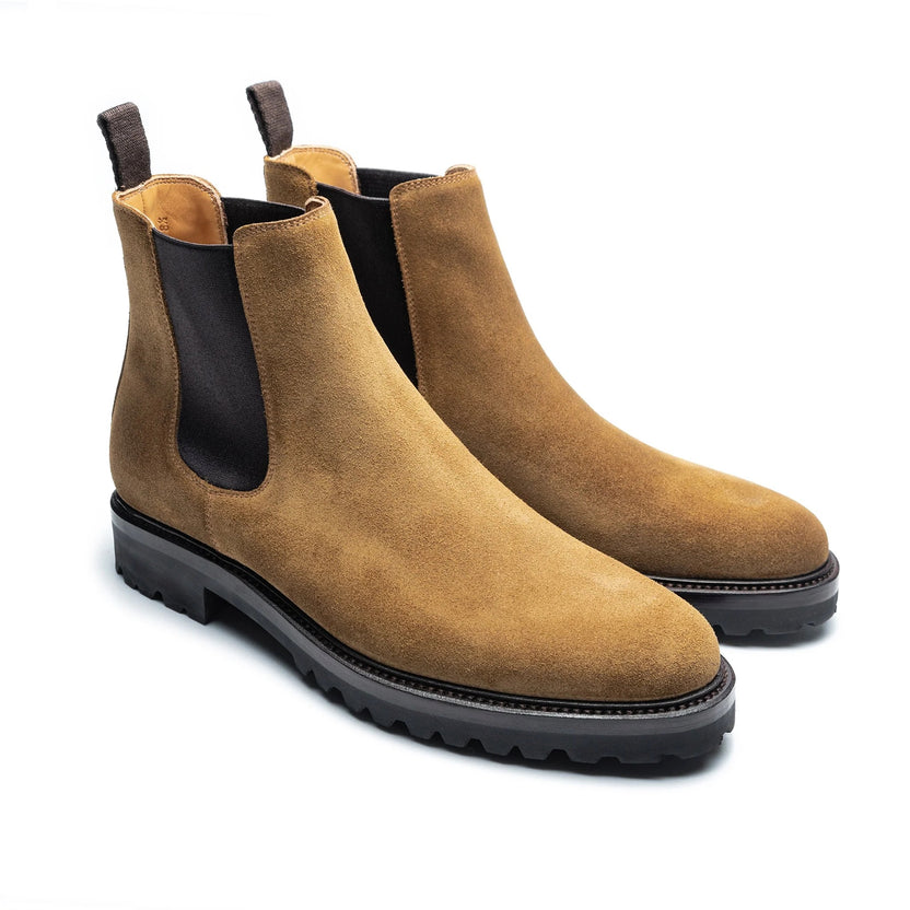 Tan Suede Jovaro Chelsea Boots