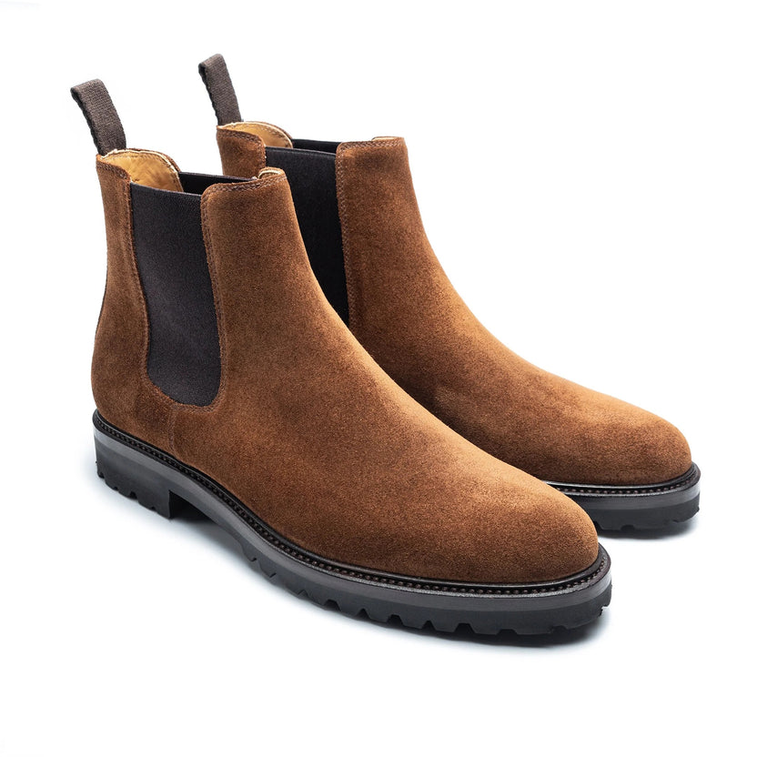 Brown Suede Ilaro Chelsea Boots