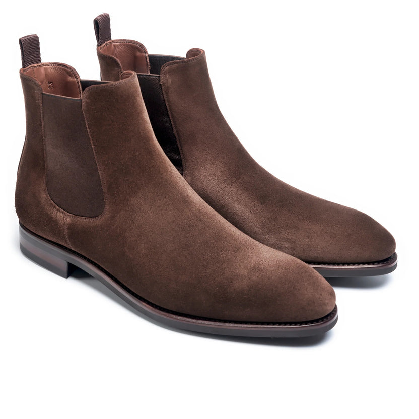 Brown Suede Pavero Chelsea Boots
