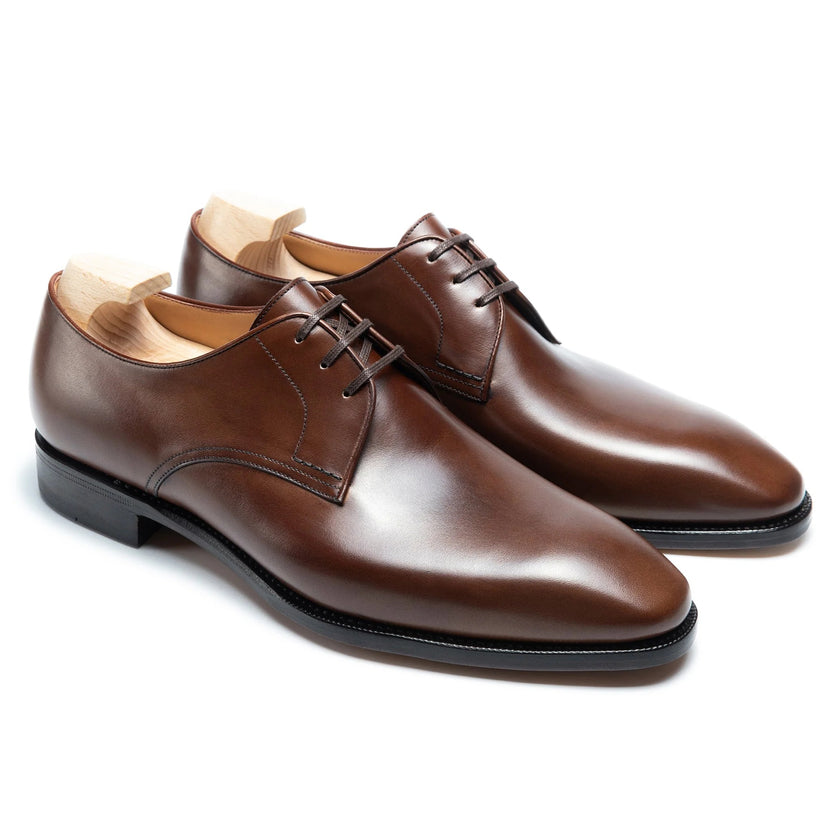 Brown Leather Cestano Derby Shoes