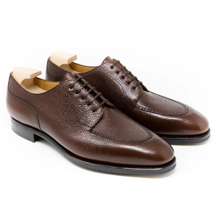 Brown Leather Ferano Derby Shoes