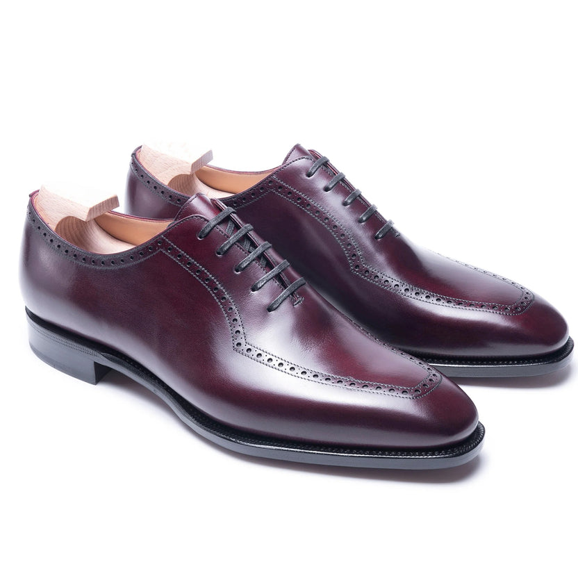 Burgundy Leather Venaro Brogue Oxfords