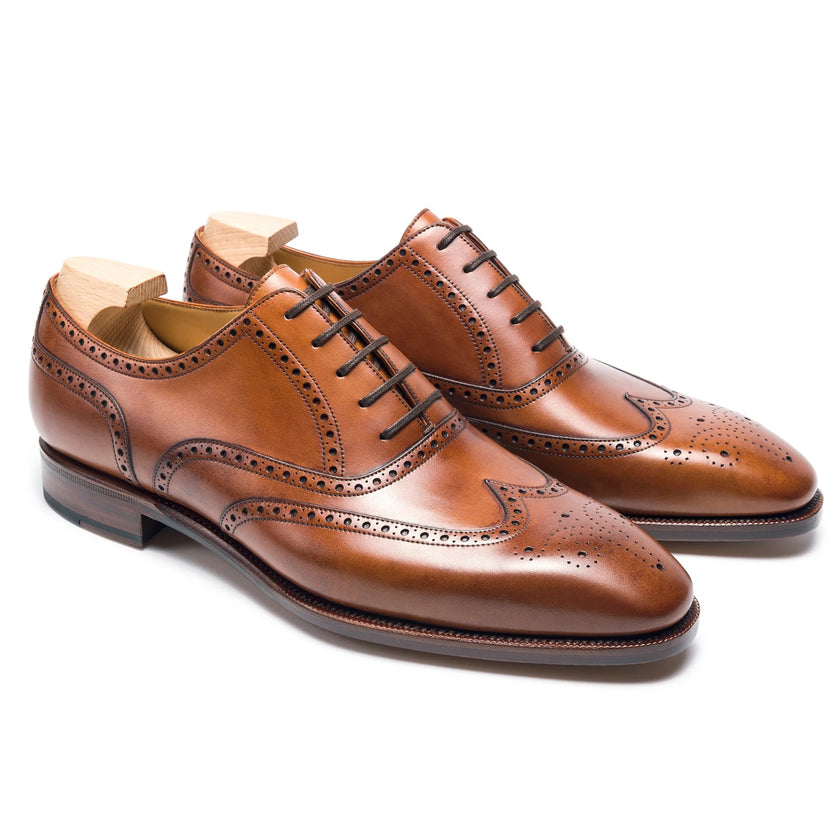 Tan Leather Velano Brogue Oxfords