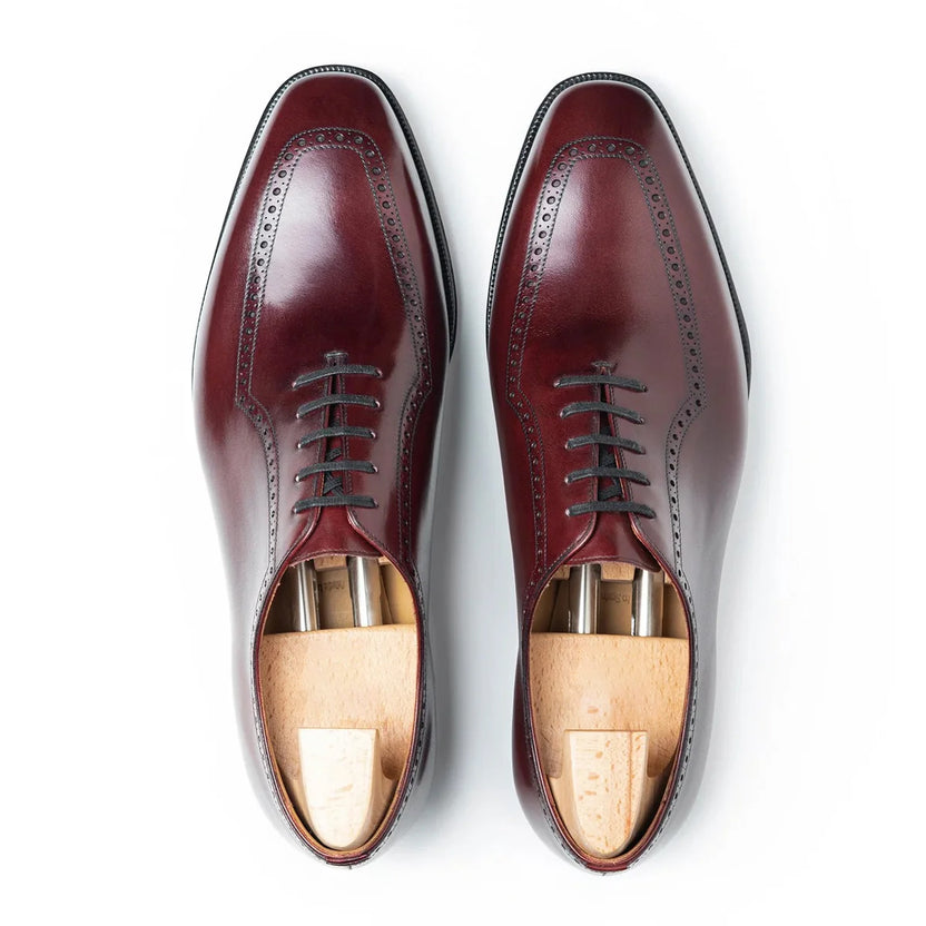 Burgundy Leather Venaro Brogue Oxfords