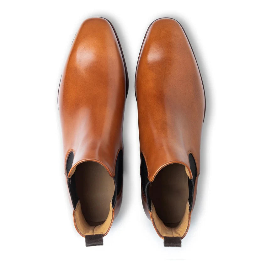 Tan Leather Ulvaro Chelsea Boots