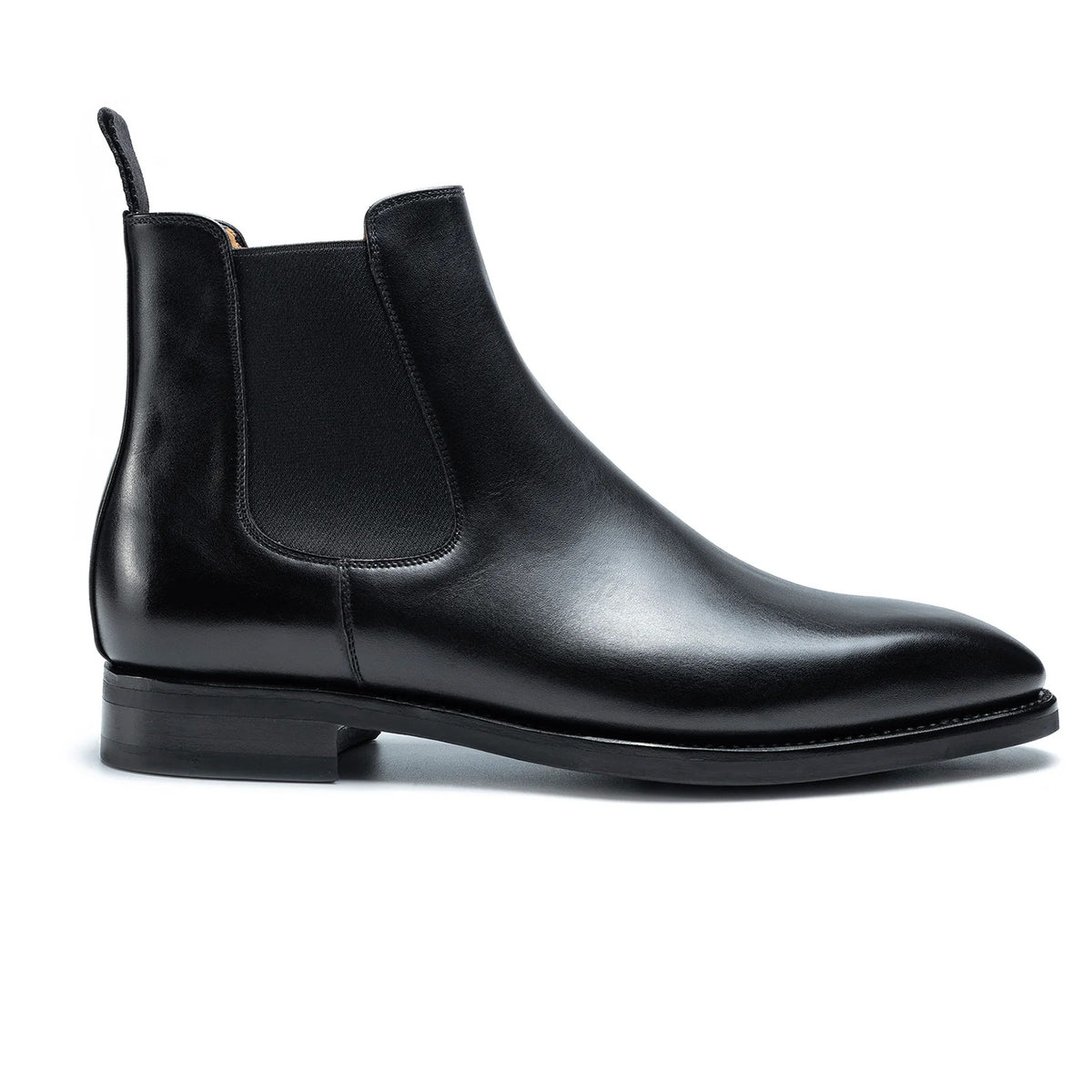 Black Leather Novaro Chelsea Boots