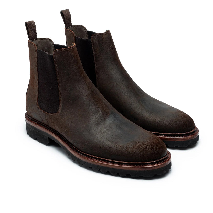 Brown Nubuck Kavello Chelsea Boots