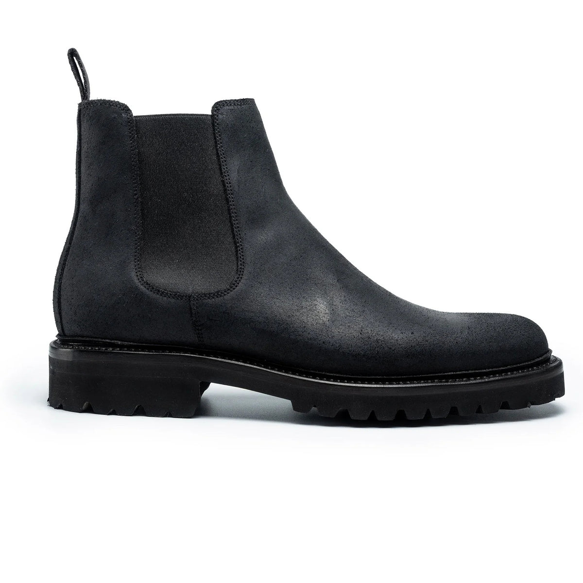 Black Nubuck Lavero Chelsea Boots