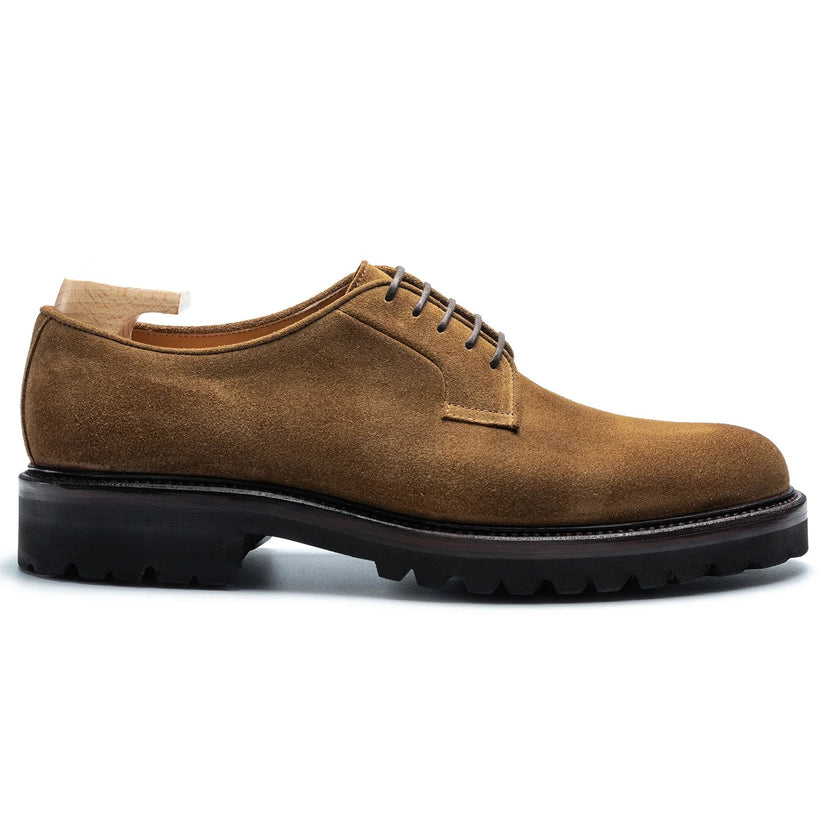 Tan Suede Mavanti Derby Shoes