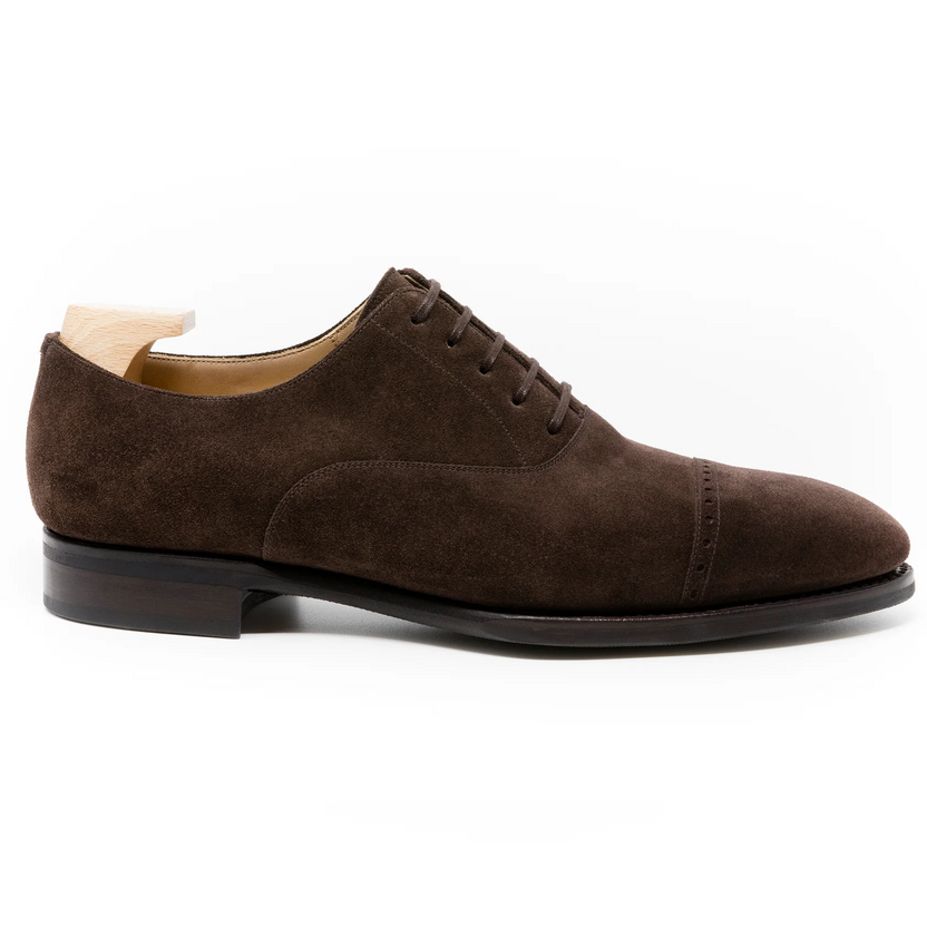 Brown Suede Santoro Brogue Oxfords