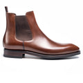 Brown Leather Morvello Chelsea Boots