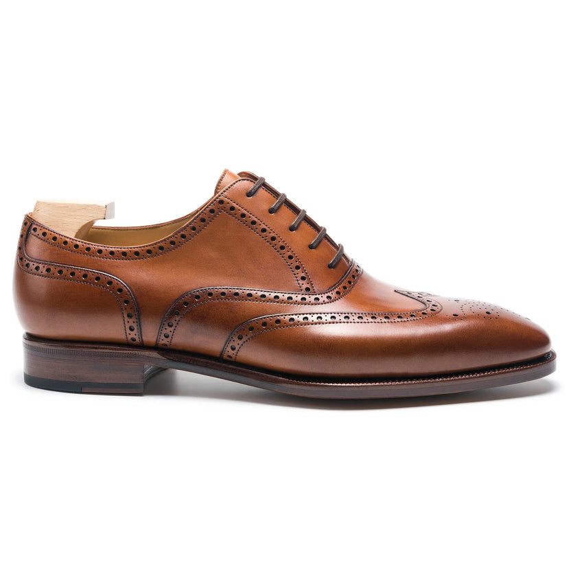 Tan Leather Velano Brogue Oxfords