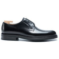 Black Leather Elvanti Derby Shoes