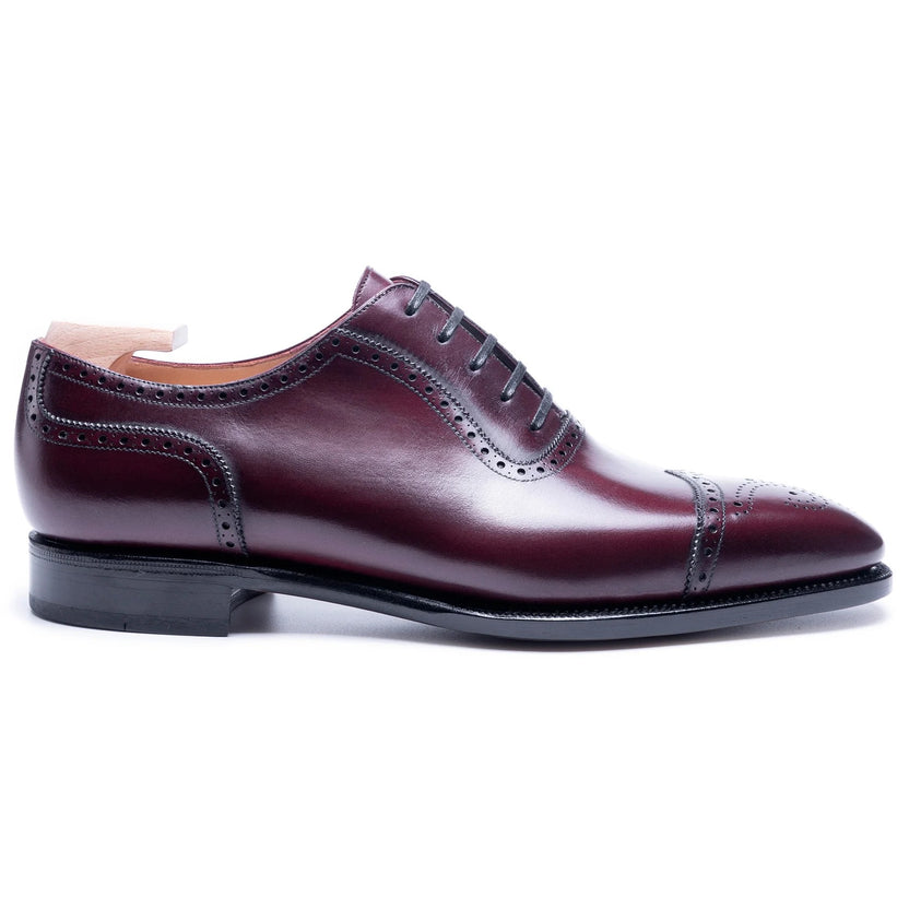 Burgundy Leather Devino Brogue Oxfords