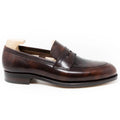 Brown Leather Renvaro Penny Loafers