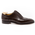 Dark Brown Leather Valtoro Brogue Oxfords