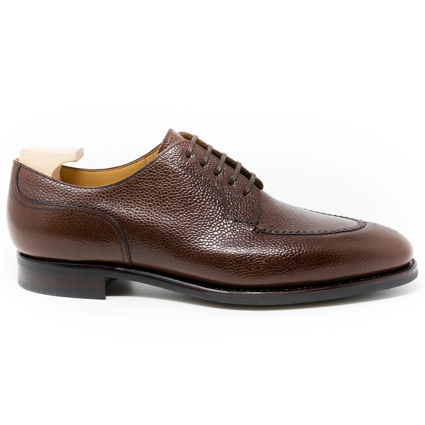 Brown Leather Ferano Derby Shoes