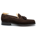 Brown Suede Rovelli Tassel Loafers