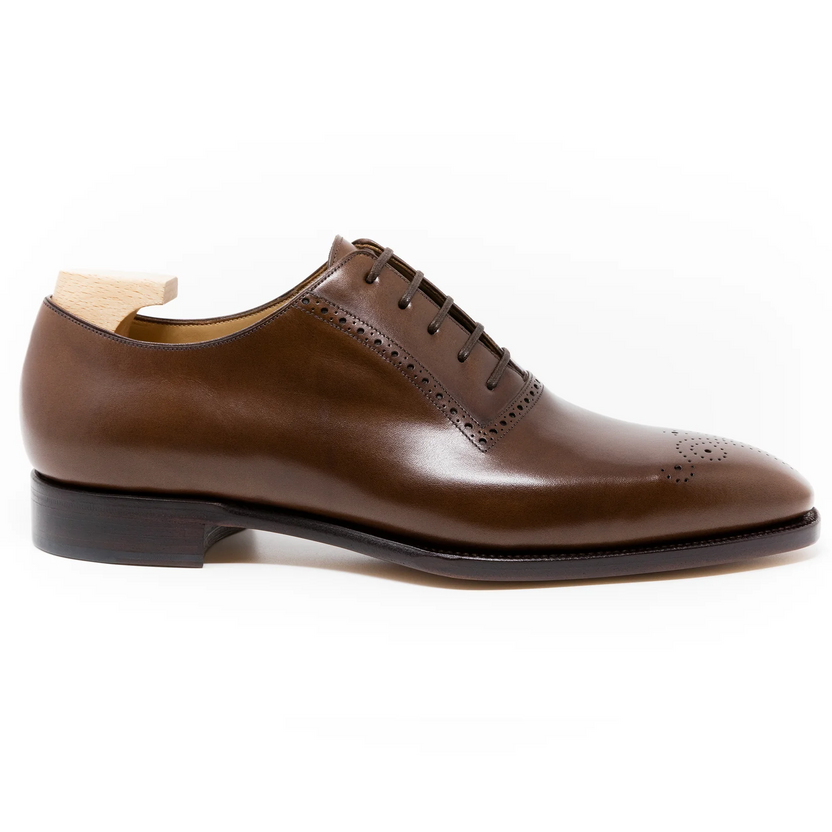 Brown Leather Rovano Brogue Oxfords