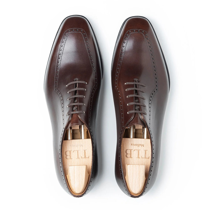 Brown Leather Lorvani Brogue Oxfords