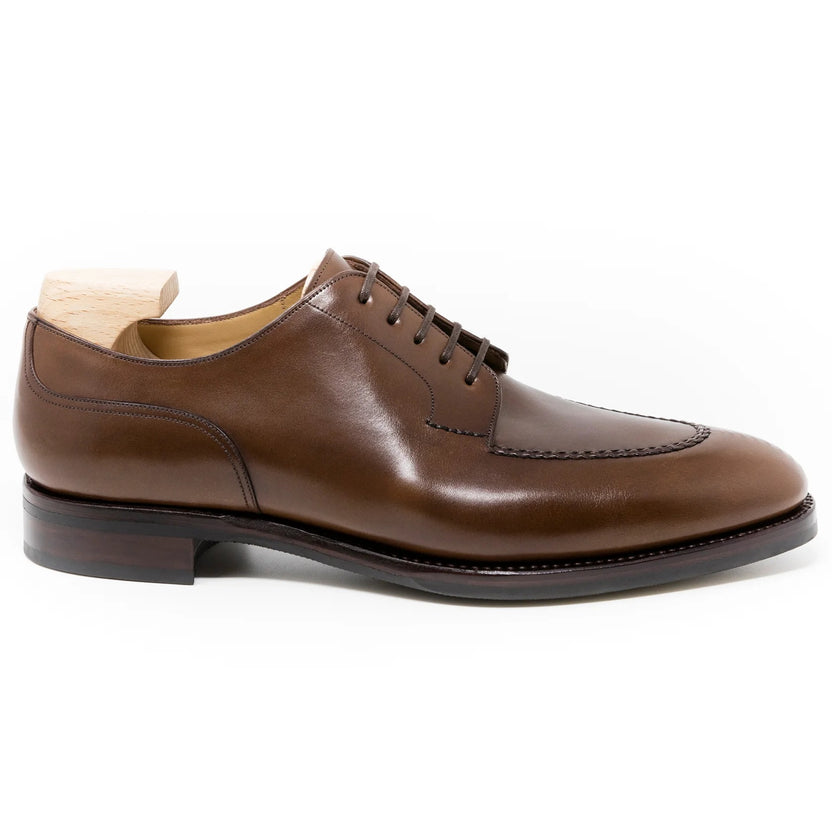 Brown Leather Rovari Derby Shoes