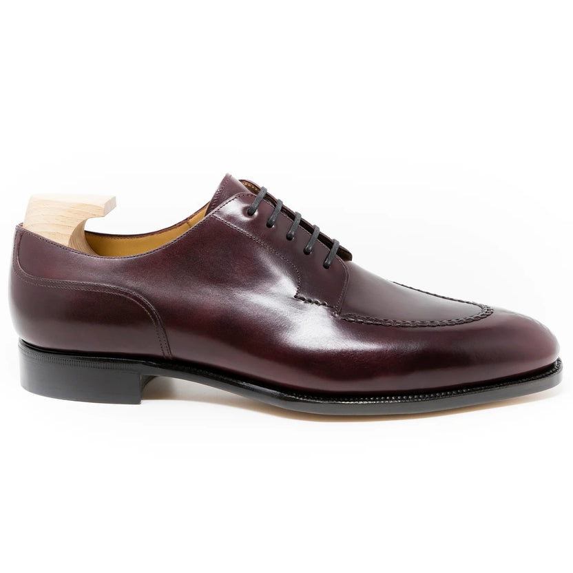 Burgundy Leather Torvano Derby Shoes