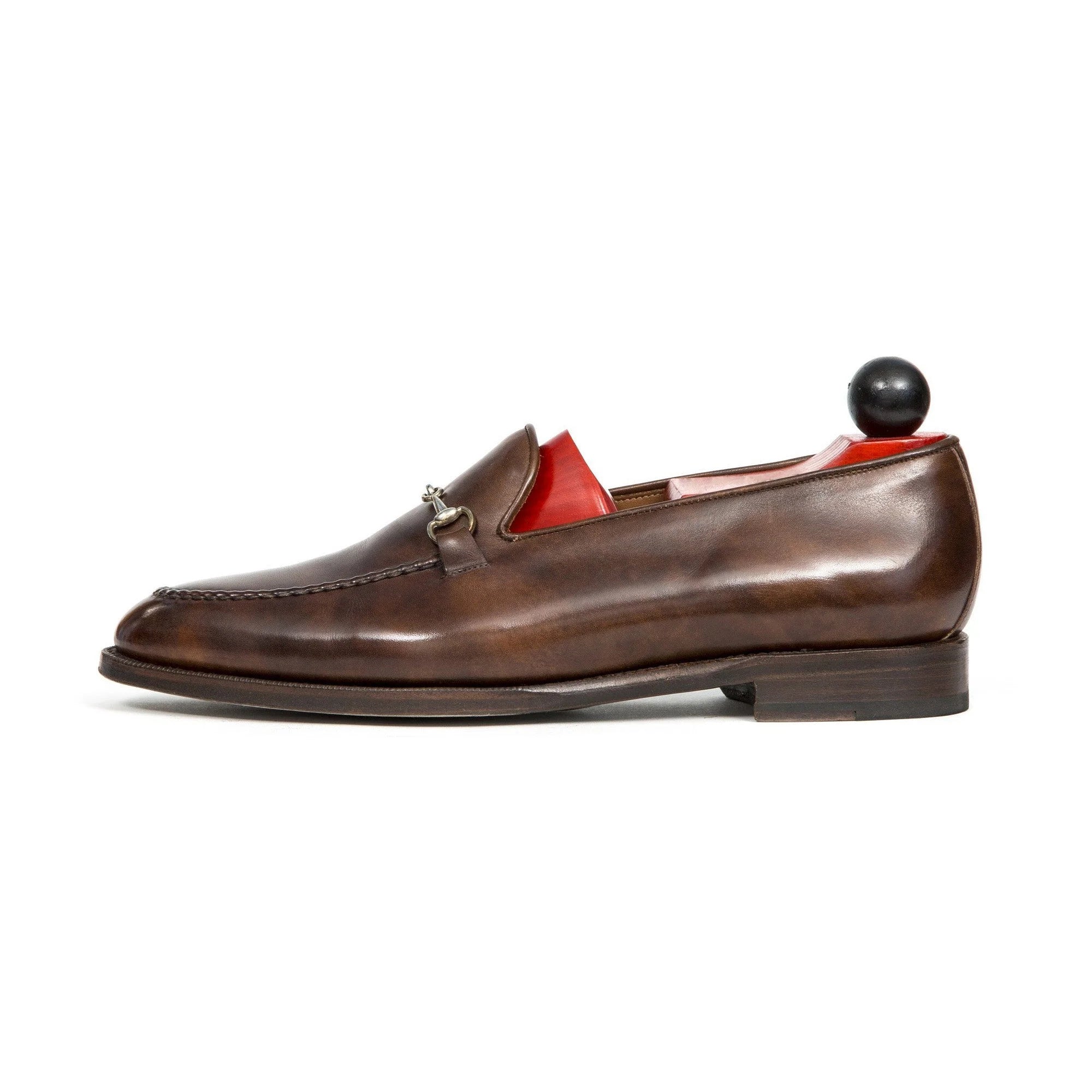 Brown Leather Parma Horsebit Loafer