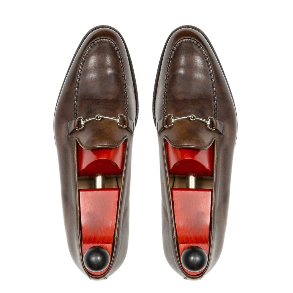 Brown Leather Parma Horsebit Loafer