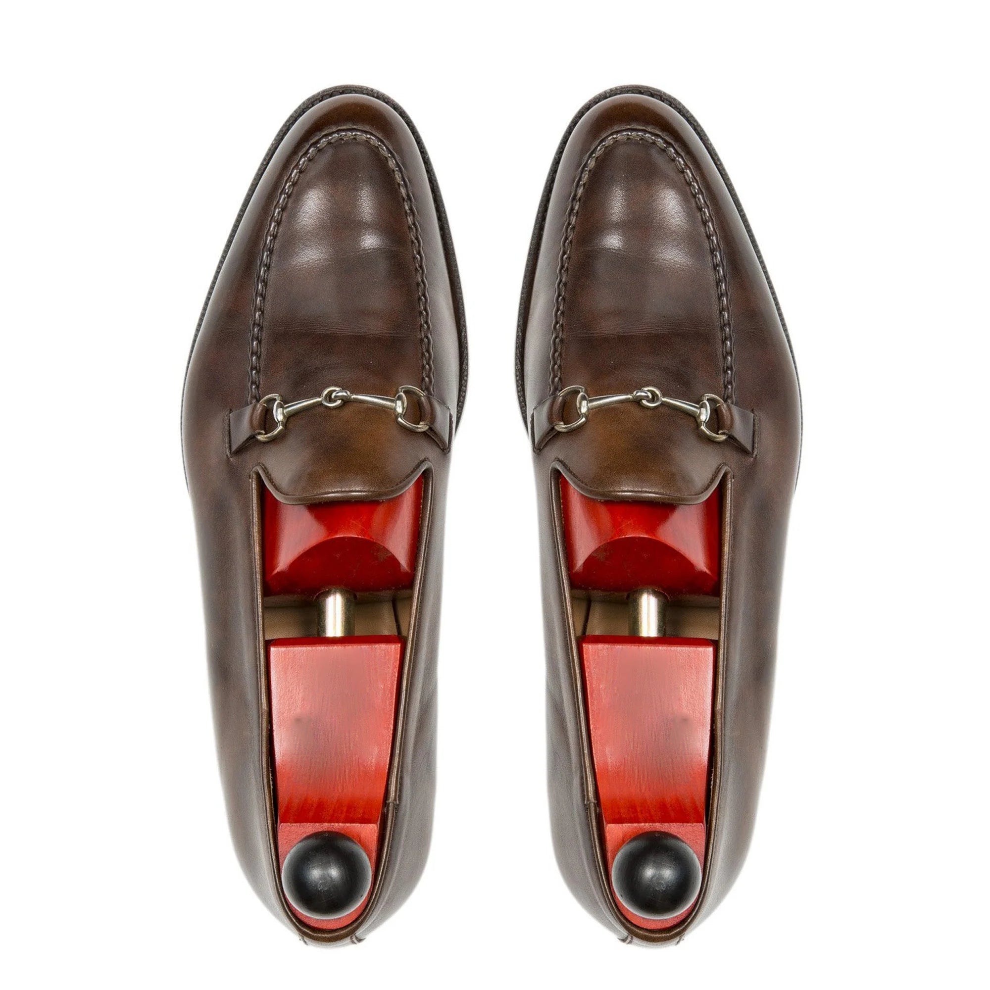 Brown Leather Parma Horsebit Loafer