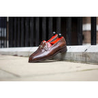 Brown Leather Parma Horsebit Loafer