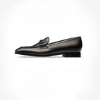 Black Leather Napoli Penny Loafer