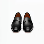 Black Leather Napoli Penny Loafer